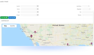 Truck Board Map